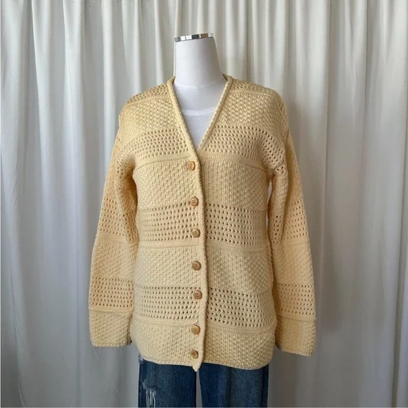 Vintage Sigrid Olsen Knit Cardigan size small. - Picture 3 of 8